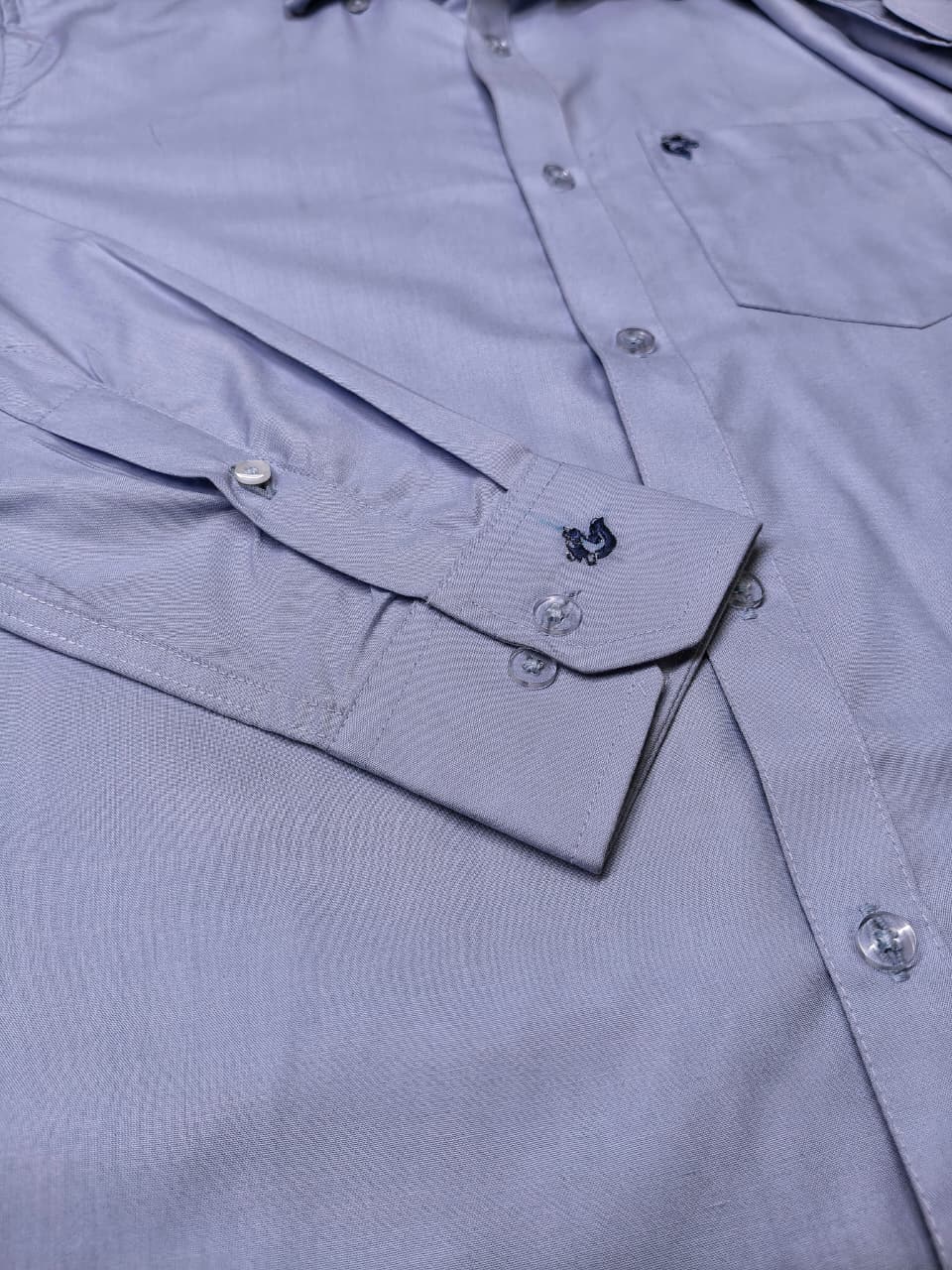 Men’s Sky Blue Formal Shirt – Fresh, Refined, and Effortlessly Stylish