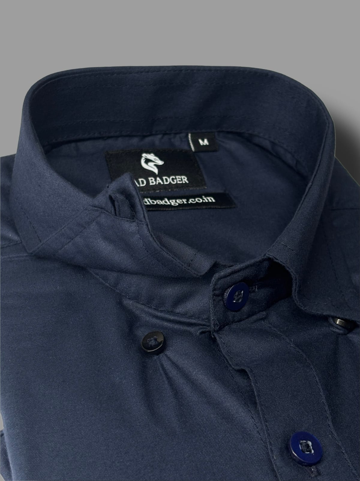 Men’s Navy Blue Formal Shirt – Classic Elegance with a Modern Edge